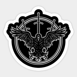 Three eye Raven Sticker